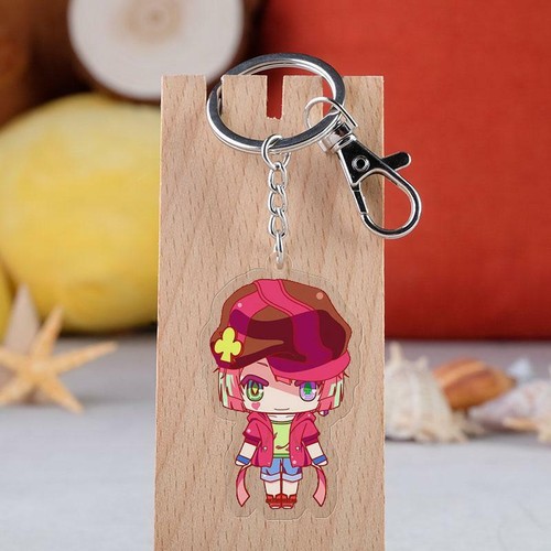 No Game No Life Sora Shiro Acrylic Keychain Anime Figure Key Ring Pendant