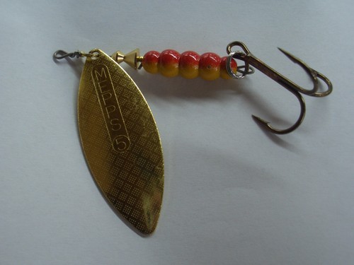 5 mit 29g Spinner Gr gold Mepps Aglia Longue