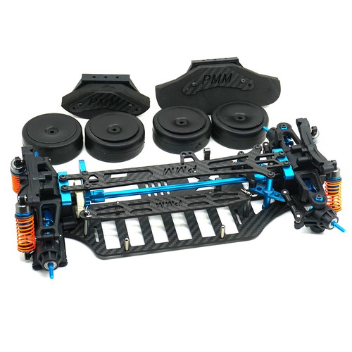 Plastic /& Carbon Shaft Drive 1//10 RC 4WD Touring Car Frame Kit for TT01