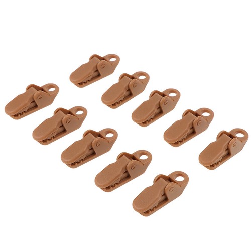 10Pcs tent awning canopy clamp tarp clip snap canvas gripper Caravan g VQ