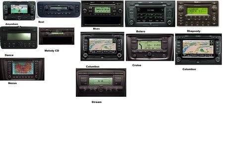 Bluetooth USB SD AUX mp3 adaptador adecuado del reg skoda 12 pin Stream RCD 300 RCD 500