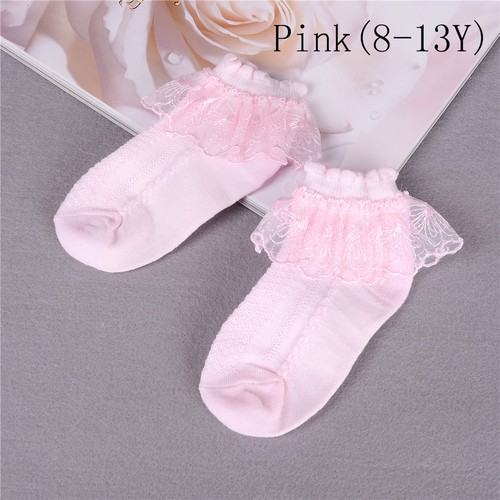 Sommer Baby Mädchen Kinder Socken Baumwolle Spitze Prinzessin Knöchel Mesh BC UE