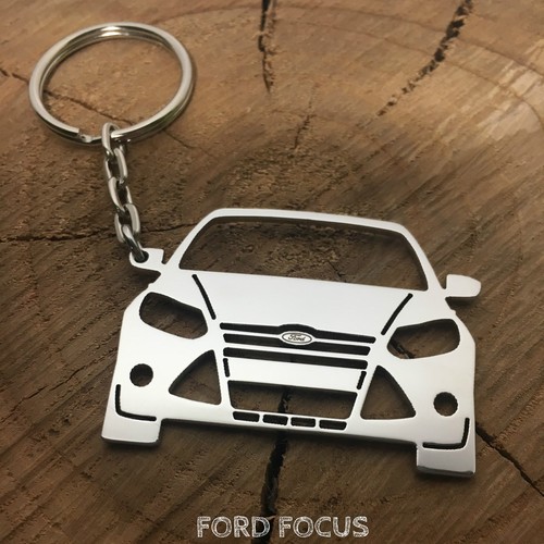 Ford Focus Stainless Steel Keychain