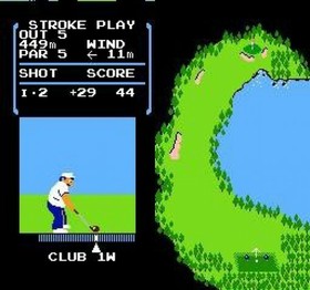 NES / Famicom - Golf JAPAN mit OVP OVP beschädigt