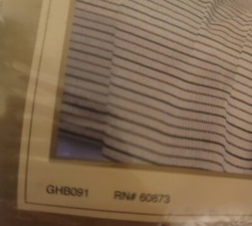Vintage Twin Sheets NEW retro Percale "Neo Geo" Design Funky blue Sears 3 PC Set