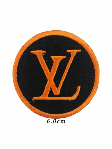 Embroidered LV LOGO sew ON badge iron on patch