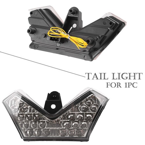 Integrated Clear LED Tail Brake Light For Kawasaki Ninja ZX14R 2006-2013