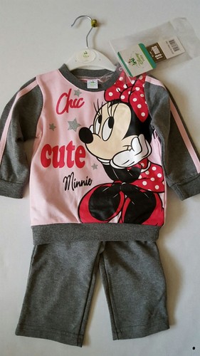 24 mois Survêtement Costume Set Pour Bébé Filles Minnie Mouse 6 18 12