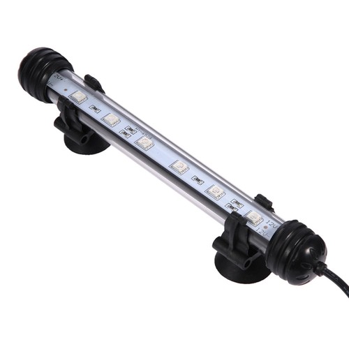 LED Aquarium Light IP68 Submersible Waterproof Fish Tank Bright White Blue Lamp