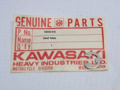 NOS KAWASAKI 92036-518 CABLE HULL FITTING SNAP RING JS440JS550 JT1500 JL650