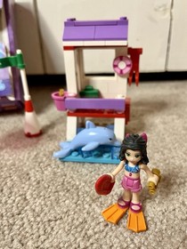 LEGO Friends: Emma's Lifeguard Post (41028) Retired Set 2014 W/ Box & Manual