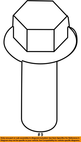 GM OEM Battery-Hold Down Bracket Clamp Tie Bolt 11509853