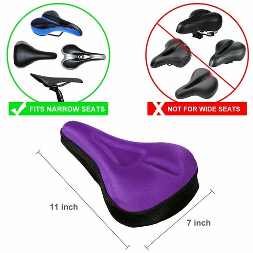 Zacro Gel Bike Seat Cover-Extra Soft Gel Bicycle Seat-Water/&Dust Resistant Cover