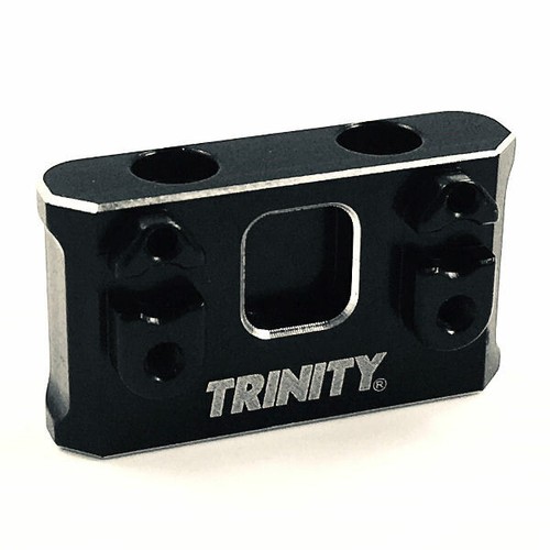 Trinity Team Associated B6 B6D Aluminum Rear Gearbox Brace Black TEP3075 NEW!!!