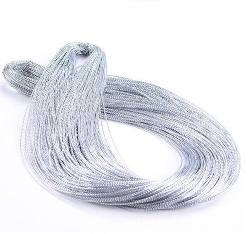 100M Golden Card Craft Gift Cord String tag thread Bauble Christmas Decorations