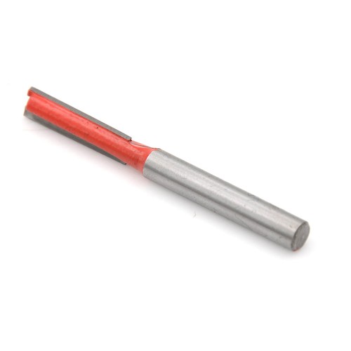 1//4/" Shank 1//4/" Blade Woodworking Double Flutes Straight Router Bit Cutter YBF