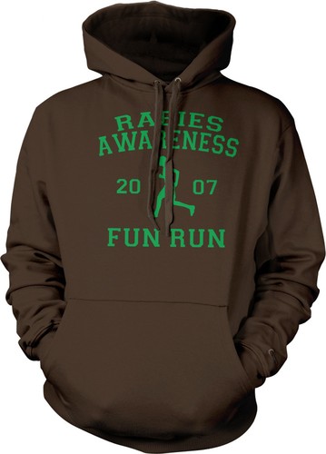 Rabies Awareness Fun Run Michael Scott The Office 5K Hoodie Pullover Sweatshirt