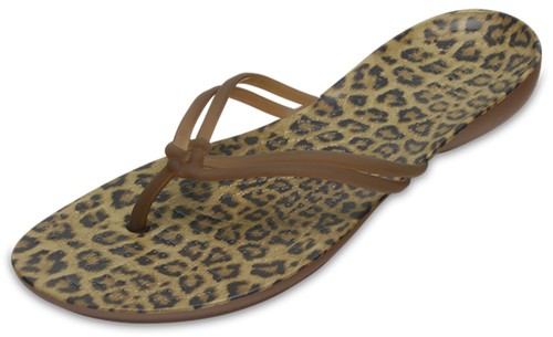 Femme: chaussures Crocs Nouveau Isabella Graphique Léopard confort Femme Sandales Plates Tongs UK 3-9 karikaturenana