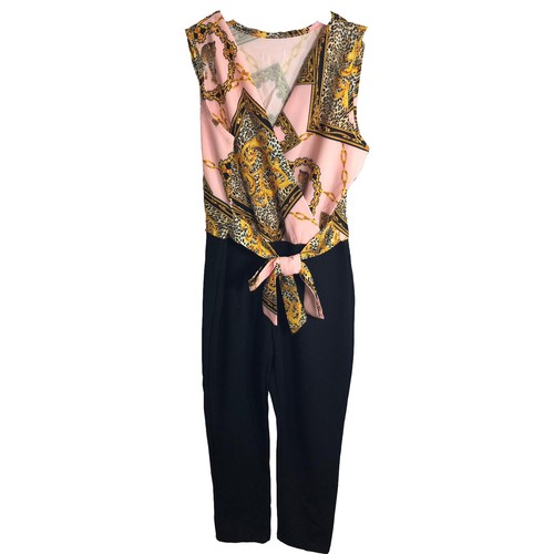 Kids Girls Chains Printed Party Outfit Playsuit Jumpsuit Romper Shorts Summer