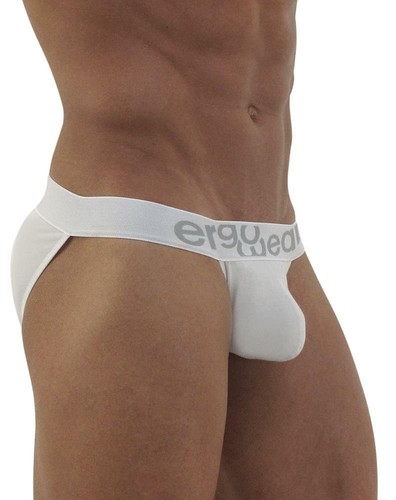 ErgoWear Brief Max Modal Bikini Slip Low Rise Cut Briefs White 0716 9