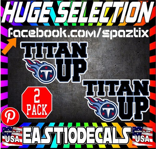 TENNESSEE TITANS titan up vinyl decal sticker nashville