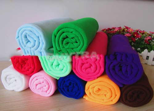70X140cm Multi-fonction Drap Microfibre Serviette de Bain Toilette Douche BestTS