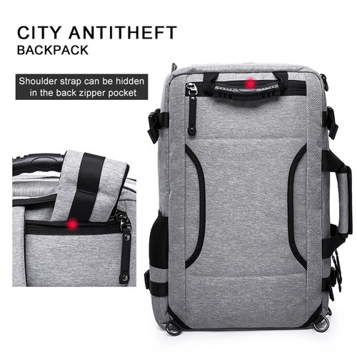 Men Anti theft Backpack 17/" Laptop Business Luggage Waterproof Travel Backpacks