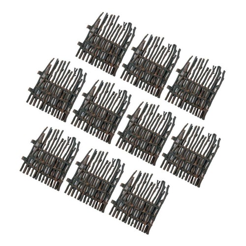 Details about / 10pcs DIY Miniature Wood Fence Poultry Farm Toys Garden Ornaments Decor