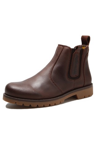 Wrangler Newton Chelsea Boots Shoes Dark Brown Leather Biker Cowboy Slip On Boot
