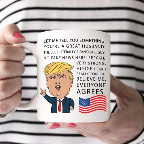 Trump Mug For Husband Trump Coffee Cup Gift For Husband Funny Trump Gift Mug