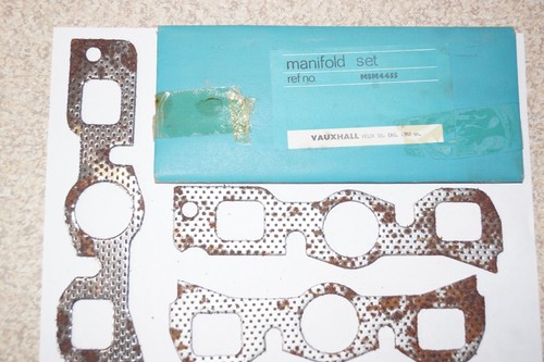 NOS Vauxhall Velox et Cresta Square Engine MANIFOLD GASKET SET-GRATUIT UK P P
