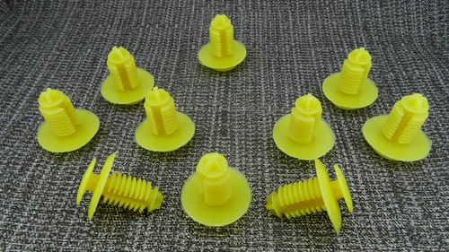 10x Volkswagen Vw Tiguan parachoques Trim Panel sujetador Clips 7-8mm