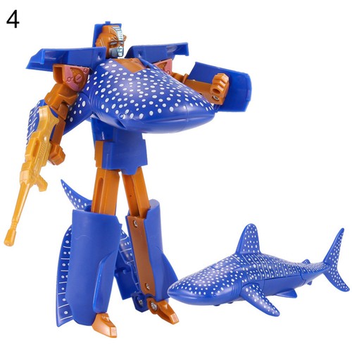 UK/_ Transformation Robot Action Figure Ocean Park Shark Dolphin Educational Toy