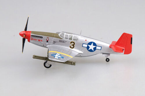 New 1:72 WWII US Air Force P-51C Mustang Fighter Aircraft Finished Plastic Model