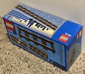 LEGO 4515 -9V Electric Train - Straight Tracks Rails -NEW & Sealed