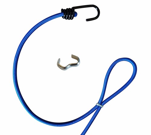 10 Seilklemmen Krampen f Expanderseil Gummiseil Leine Seil Plane Spiralhaken 6mm