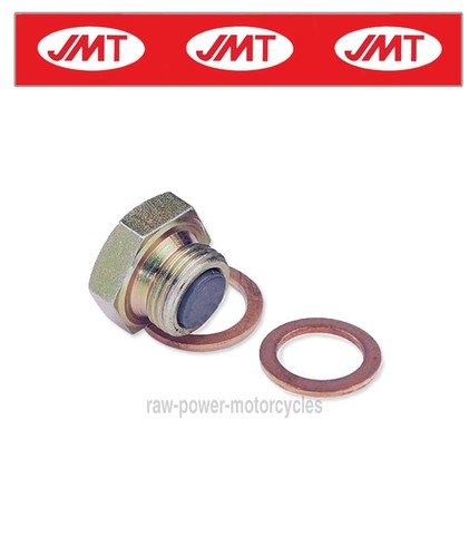 Suzuki RM125 RF16A 2007 Magnetic Oil Sump Plug Bolt //Washer x2 8340457