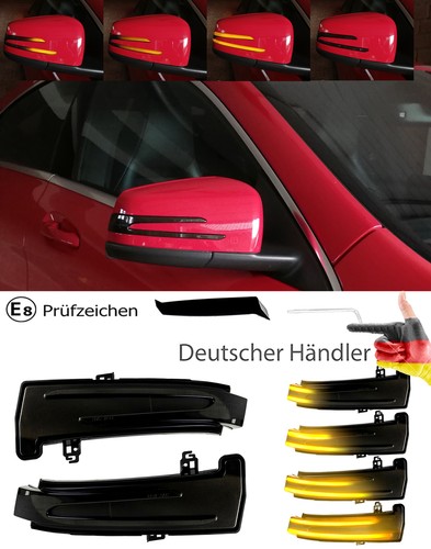 2x Dynamische Spiegelblinker LED Blinker MERCEDES W204 W212 W176 W221 W246 C117