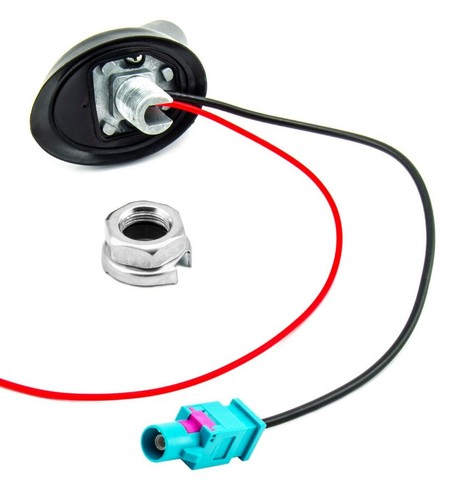 Antena antennenfuss techo antena vara 17cm FAKRA zócalo activamente con amplificador 16v
