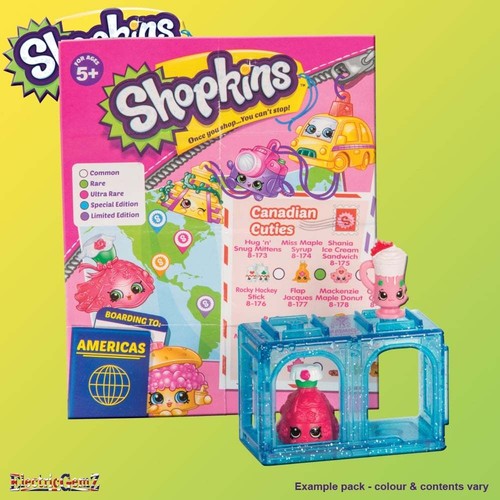 Shopkins Série 8 Destination finale des Amériques 2 mystère Figures En Chambre Double