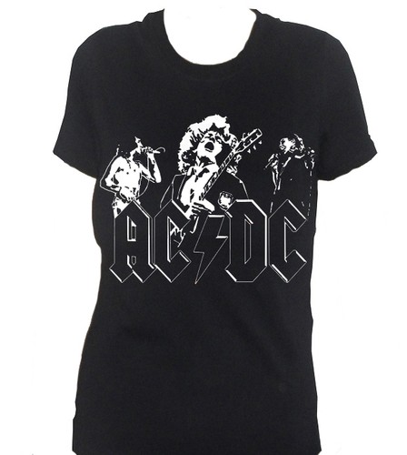 Fm10 T-Shirt AC//Dc Gruppe Musical Hart /& Heavy Musik