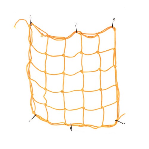 30x30cm Motorcycle Bike Bungee Tank Helmet Web Cords Mesh Cargo Net Hook Nw