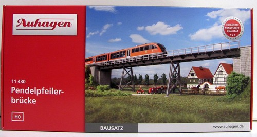 Auhagen 11430 pendelpfeilerbrücke una sola vía 66cm largo rastro h0 artículo nuevo con embalaje original