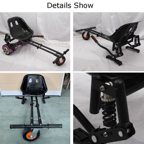 Hoverkart GoKart Seat Speed Cart für alle Hoverboard mit Stoßdämpfer für Kinder