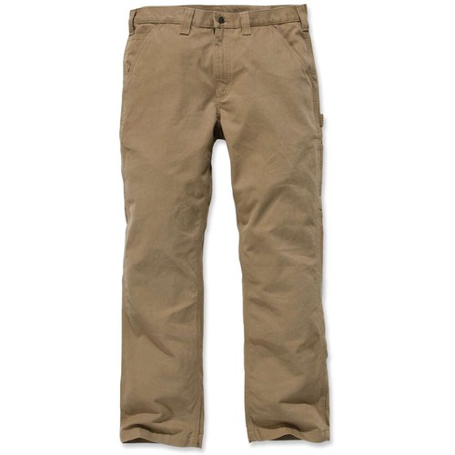 Carhartt Mens Washed Twill Relaxed Cotton Dungaree Pants Trousers
