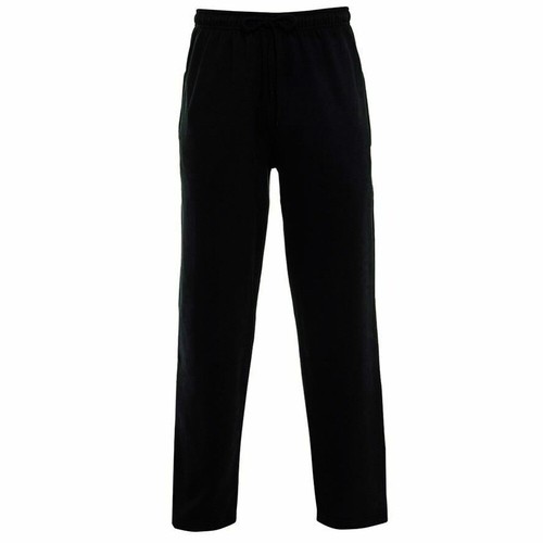 Mens Casual Jogging Track Zip Bottom Plain Sweat Pants Size S-5XL