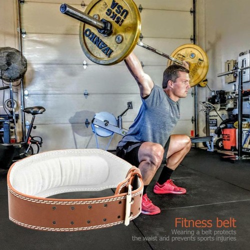 Correa para Levantar Pesas Cinturón Ajustable Protección Espalda Baja Lumbar Gym