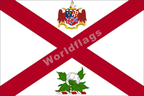 USA State Alabama Flag 3X5FT Historical Birmingham Montgomer City Governor