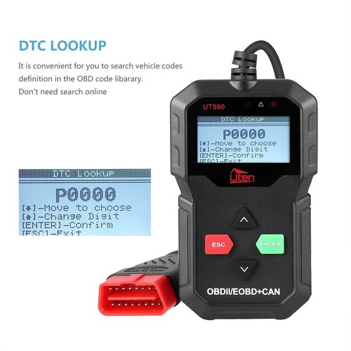 OBD OBD2 Automotive Scanner KW590 Car Diagnostic Tool Code Reader Auto Scanner