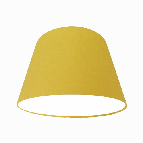 Conique moutarde Coton Abat-jour empire français tambour Lightshade Floor Stand